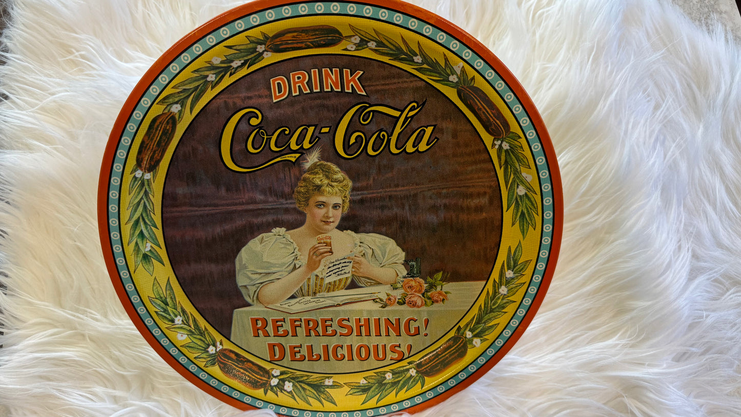 Used Vintage Coca-Cola 75th Anniversary Dallas, Texas Commemorative Tray – #104811 of 150,000