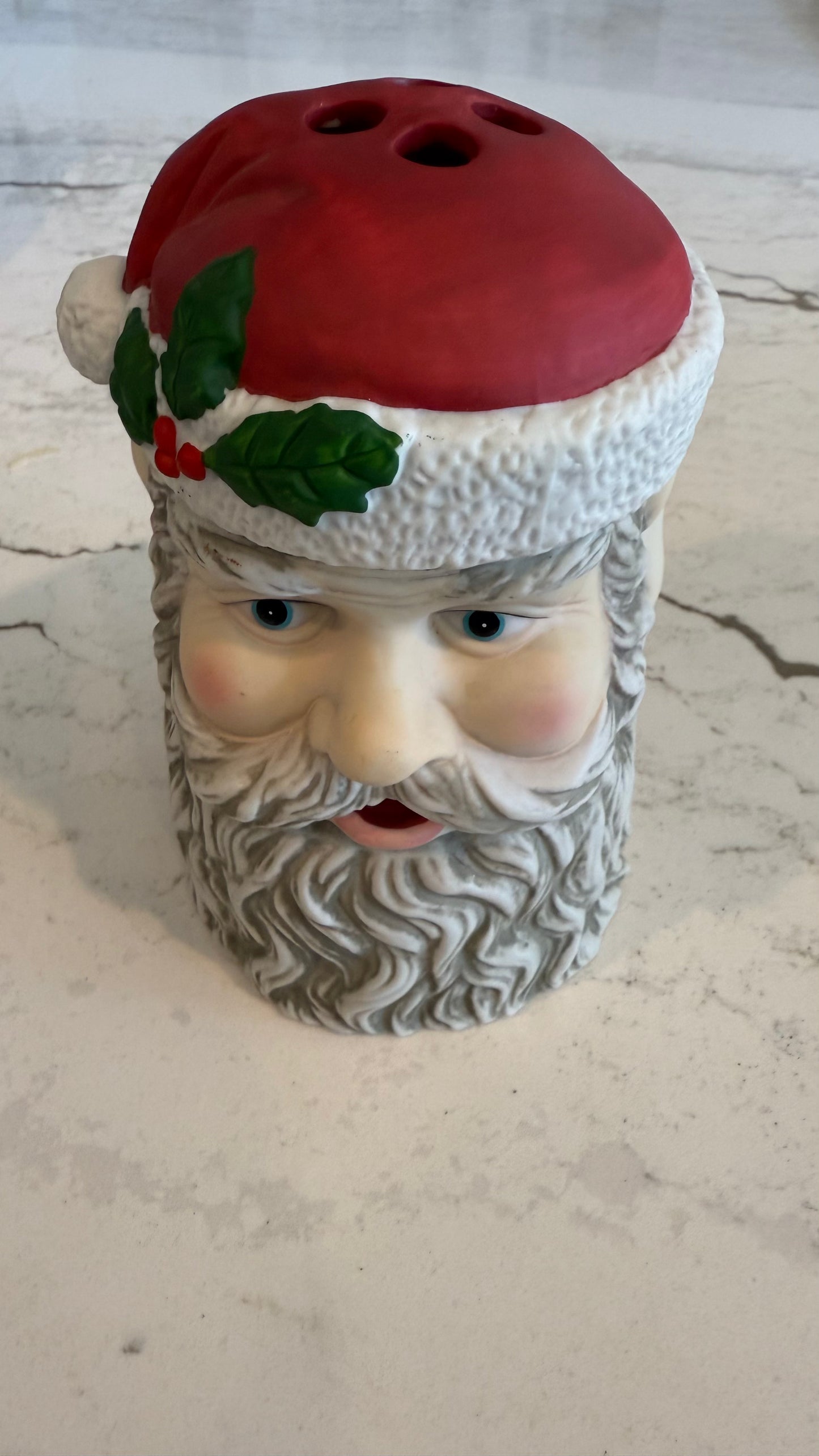 Santa head potpourri burner